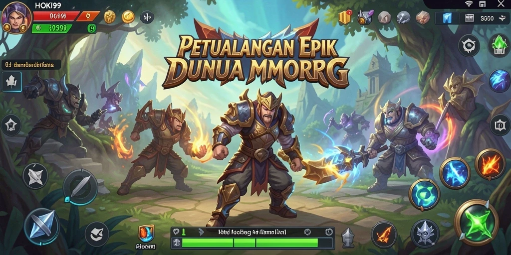 Tampilan utama gameplay HOKI99 yang seru dan mendebarkan.